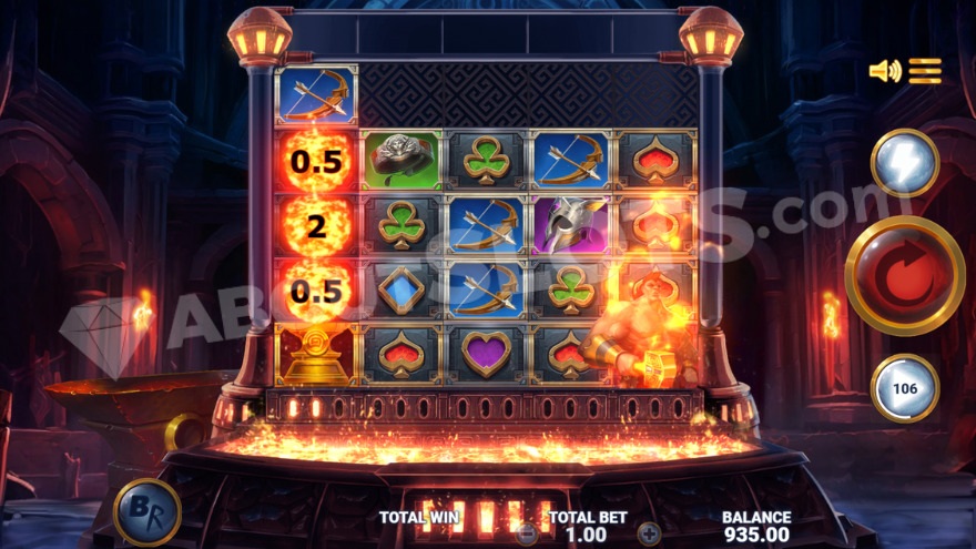 slot Forge of Hephaestus - Moltiplicatore Smackdown