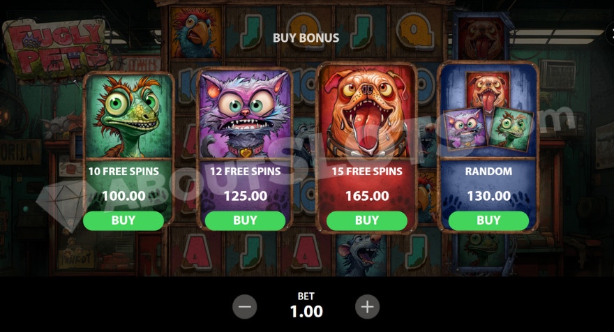 slot Fugly Pets - Acquista funzione