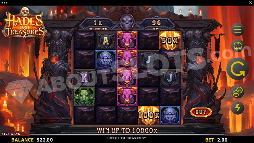 slot Hades Lost Treasures - Moltiplicatore