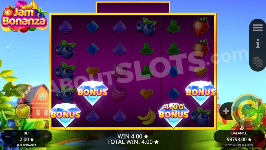 slot Jam Bonanza - Attivazione Giri gratis