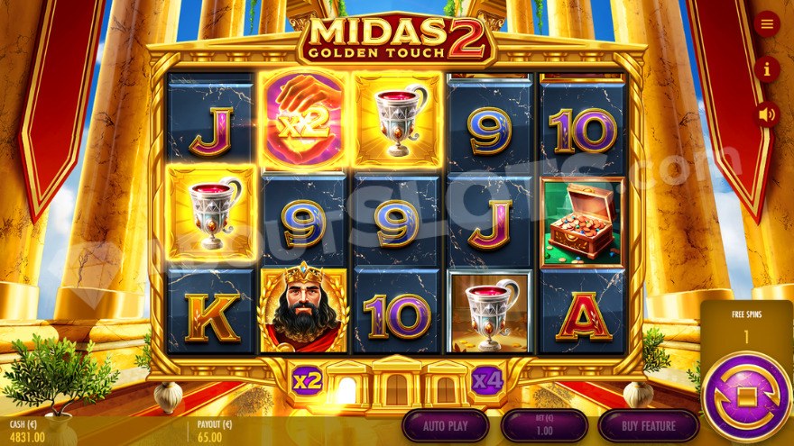 slot Midas Golden Touch 2 - Giri gratis