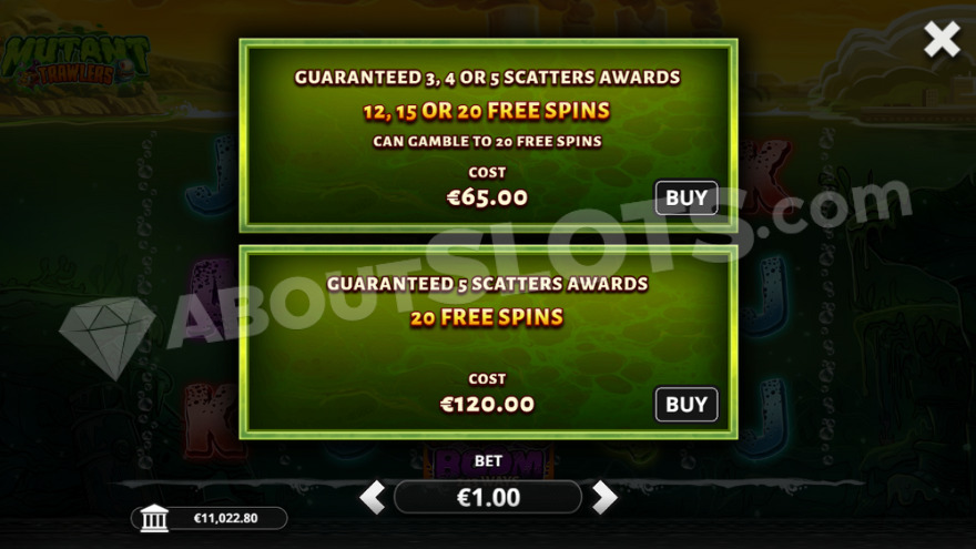 slot Mutant Trawlers - Acquista funzione