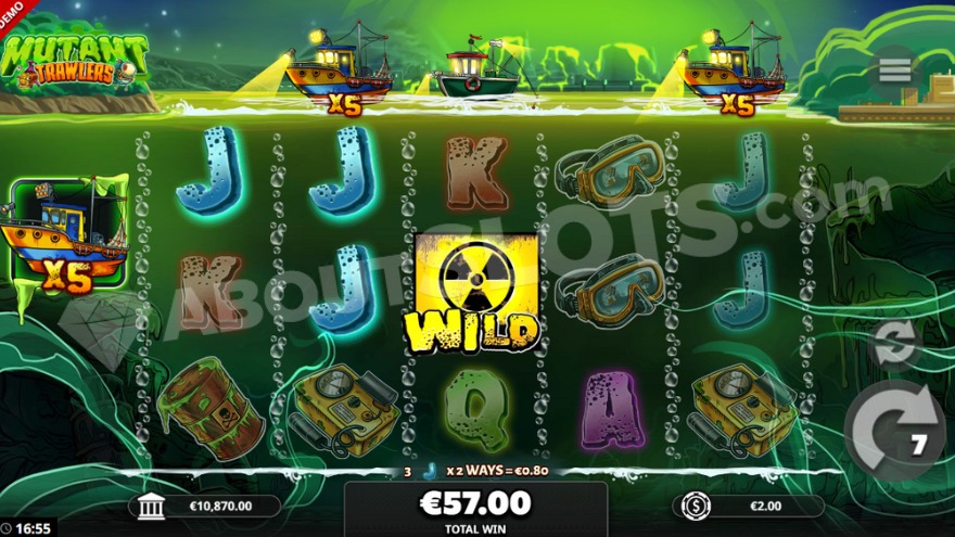 slot Mutant Trawlers - Meltdown Free Spins