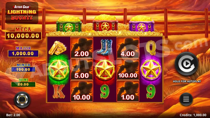 recensione slot Action Cash Lightning Bounty