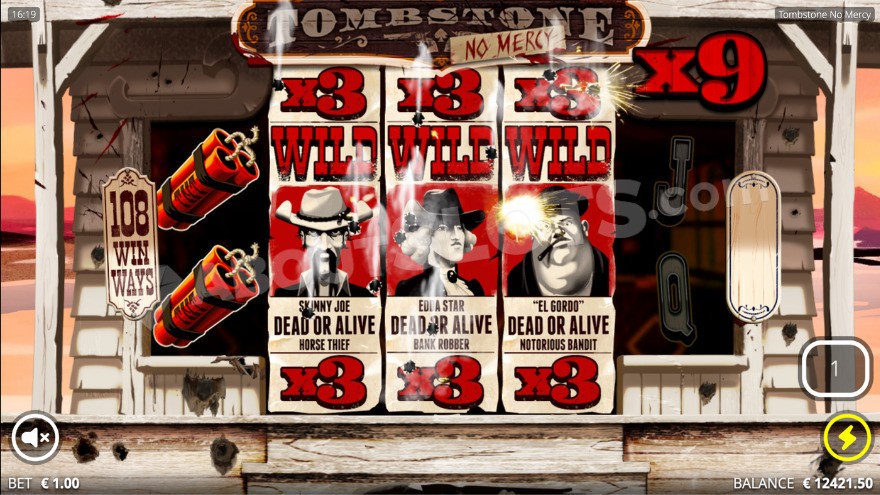 recensione slot Tombstone No Mercy