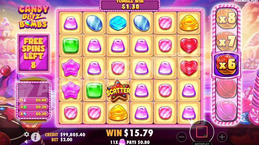 slot Candy Blitz Bombs - Giri gratis