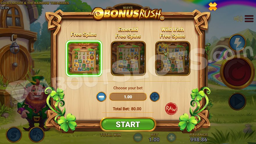slot Lucky McGee and the Rainbow Treasures - Acquista funzione