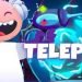 Immagine promozionale del minigioco Teleport su 31Bet con grafica cartoon e portale futuristico