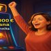 Giocatrice festante davanti a una slot machine e alla classifica del torneo su Winnita, con scritta “Fino a 15.000 € a settimana – Tornei su Winnita”
