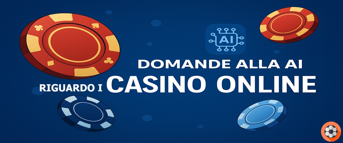Domande alla AI sui casinò online con chip da poker e intelligenza artificiale