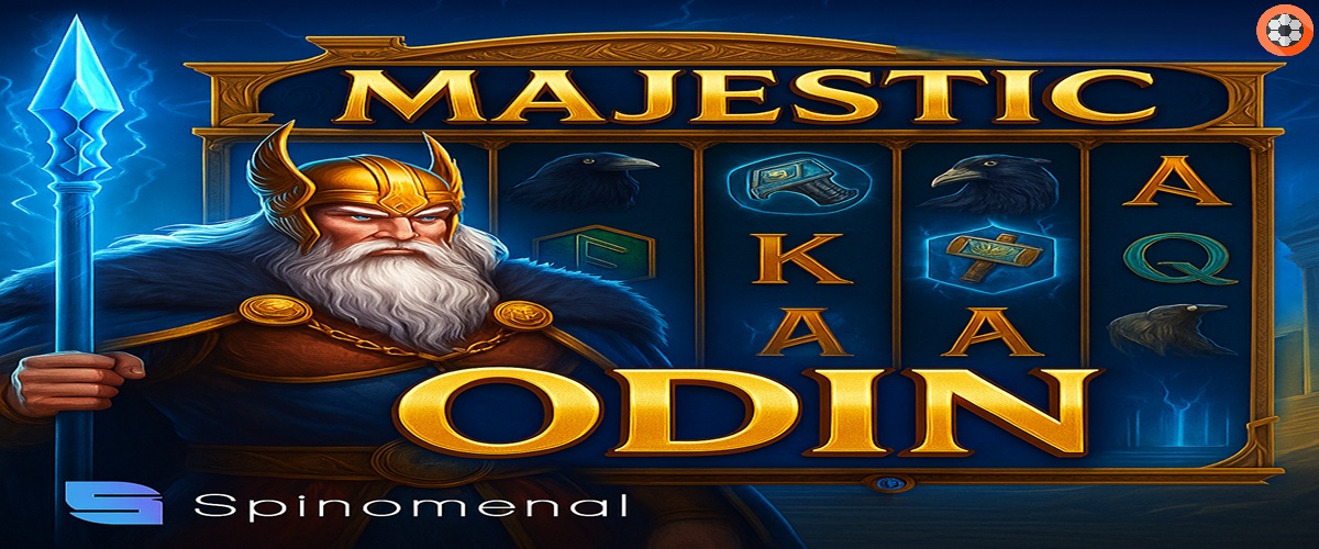 Slot Majestic Odin disponibile su Sportaza, con Odino e simboli mitologici sui rulli