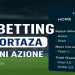Banner promozionale sul microbetting di Sportaza con quote live durante una partita di calcio