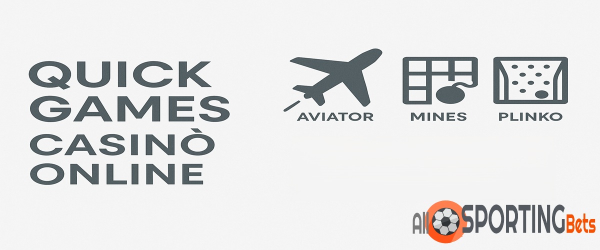 Quick Games casinò online sobri con Aviator, Mines e Plinko