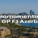 Aggiornamento Quote GP F1 Azerbaijan 2025 con skyline di Baku e Mar Caspio sullo sfondo