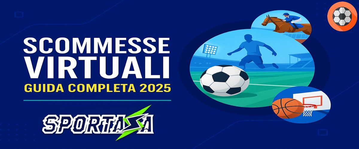 Scommesse virtuali online 2025 su Sportaza con calcio, corse e basket