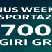 Bonus Weekend Sportaza – Promozione settimanale fino a €700 e 50 giri gratis