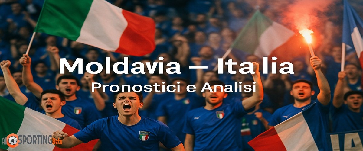 tifosi Italia con bandiere durante Moldavia Italia pronostici
