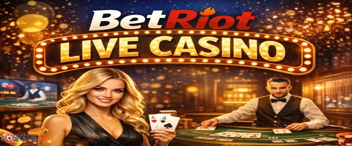 BetRiot live casino with real dealers, live roulette and blackjack tables streamed in real time on desktop and mobile devices