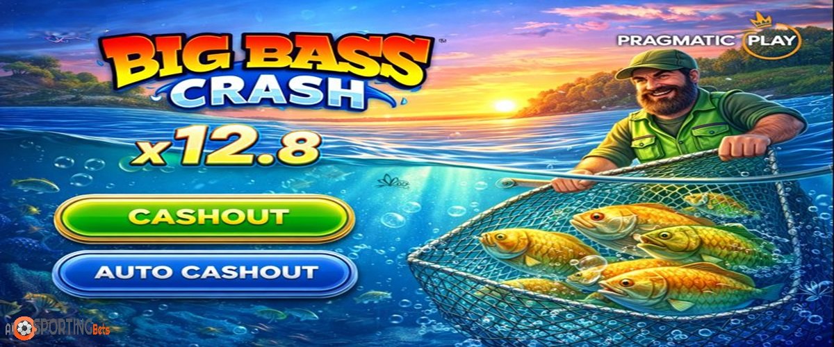 Big Bass Crash crash game Pragmatic Play con moltiplicatore e cashout su Sportaza