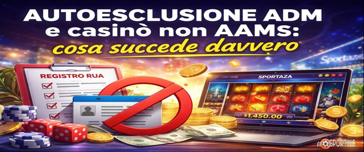 Autoesclusione ADM e casinò non AAMS: differenze, rischi e revoca