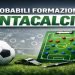 Probabili formazioni Fantacalcio: grafica generica con campo, lavagna tattica e pallone