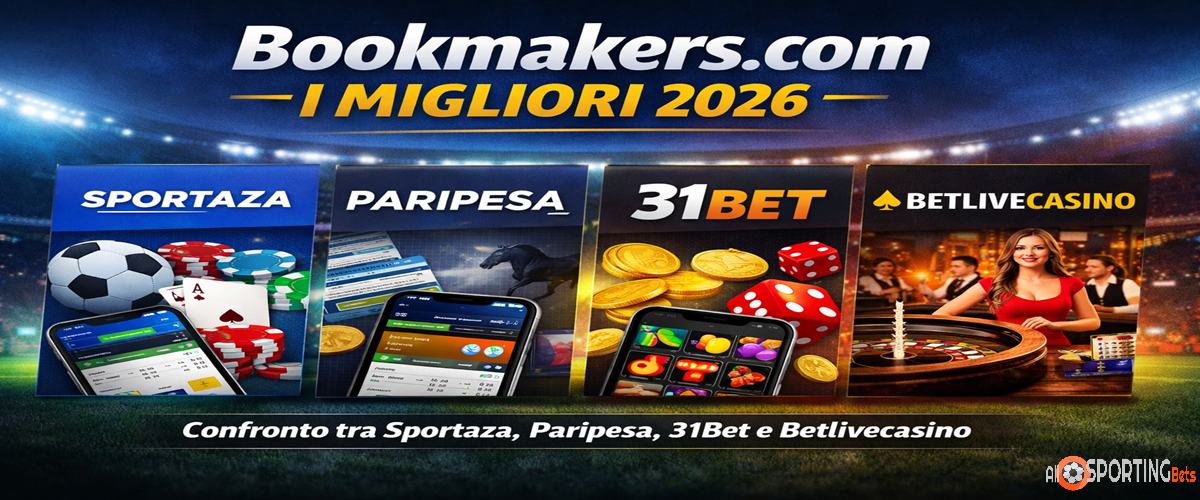 bookmakers.com migliori confronto 2026 tra Sportaza Paripesa 31Bet e Betlivecasino