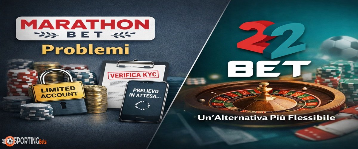 Marathon Bet problemi con focus su conti limitati verifiche prelievi e confronto con 22Bet