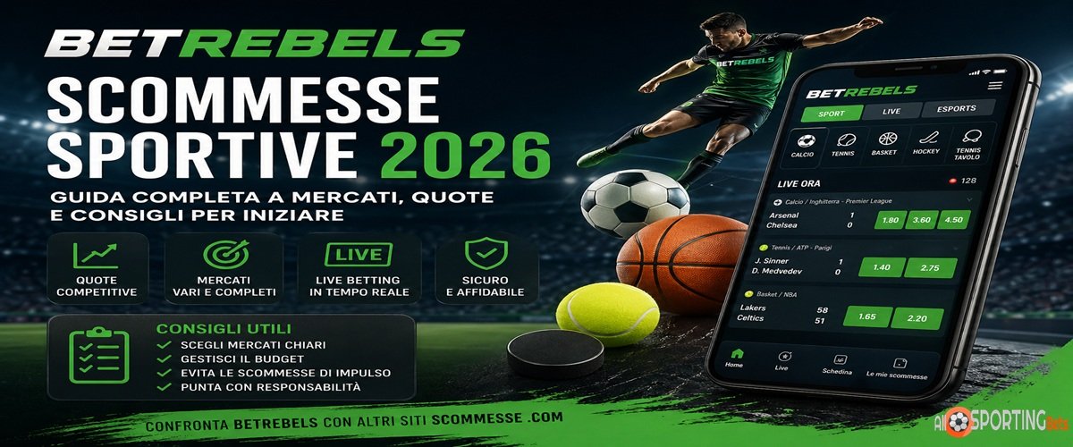 Betrebels scommesse sportive 2026 con guida a quote, mercati e live betting