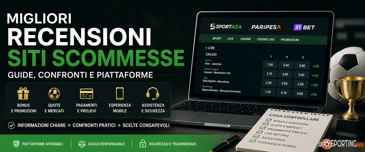 Migliori recensioni siti scommesse 2026 con guide e confronti tra Sportaza Paripesa e 31Bet