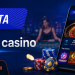 Winnita casino con smartphone, slot, roulette live, bonus, fiches e logo Allsportingbets