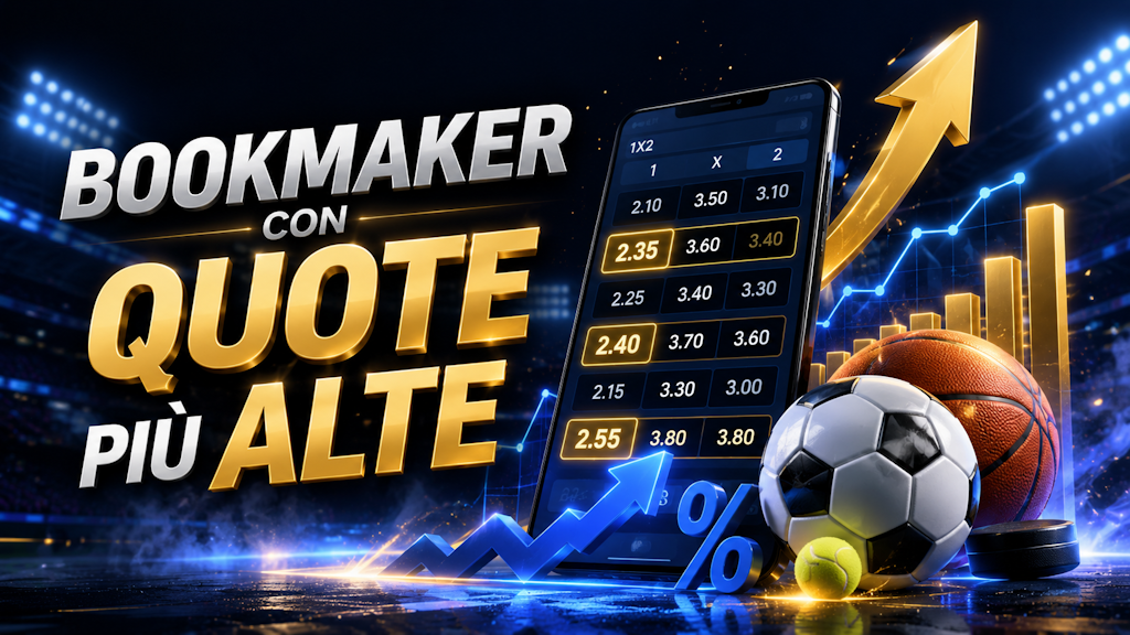 Bookmaker con quote più alte: confronto Sportaza, iViBet, Winnita, 22Bet, 31Bet Bookmaker con quote più alte: confronto Sportaza, iViBet, Winnita, 22Bet, 31Bet