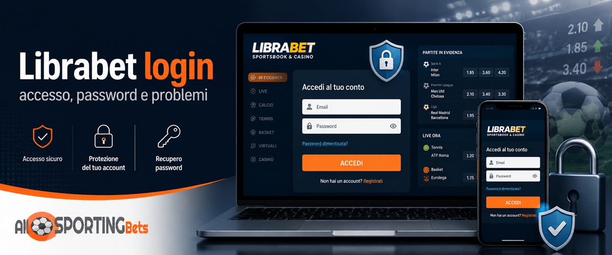 Librabet login: accesso sicuro, recupero password e problemi del conto