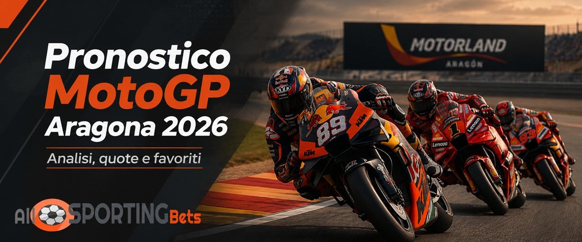 Pronostico MotoGP Aragona 2026 con favoriti, quote e analisi del MotorLand