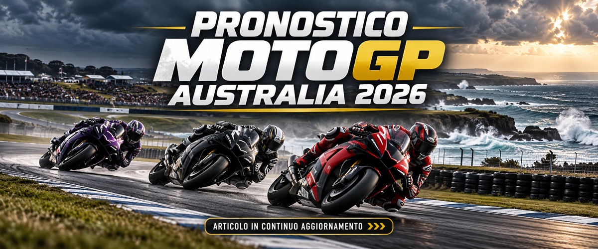 Pronostico MotoGP Australia 2026 a Phillip Island con tre moto in pista