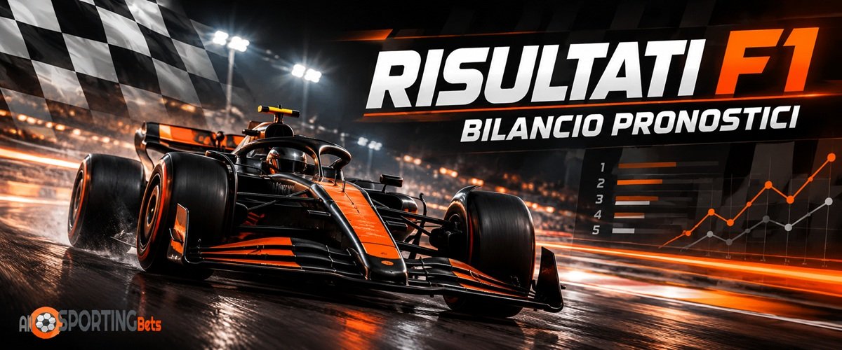 Risultati F1 e bilancio pronostici con monoposto e grafica di analisi
