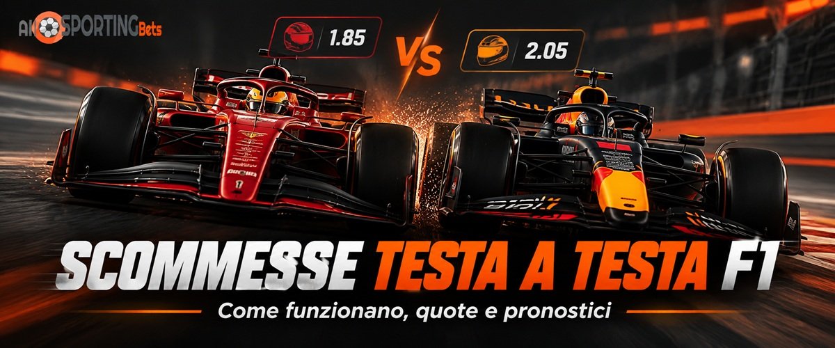 Scommesse testa a testa F1 con due monoposto a confronto e quote H2H
